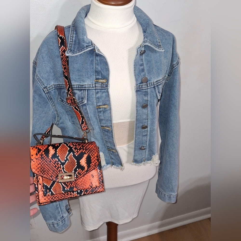 Lets Go To Brunch! 3 Piece Set!💙🧡- W Sz S-M - Picture 13 of 13